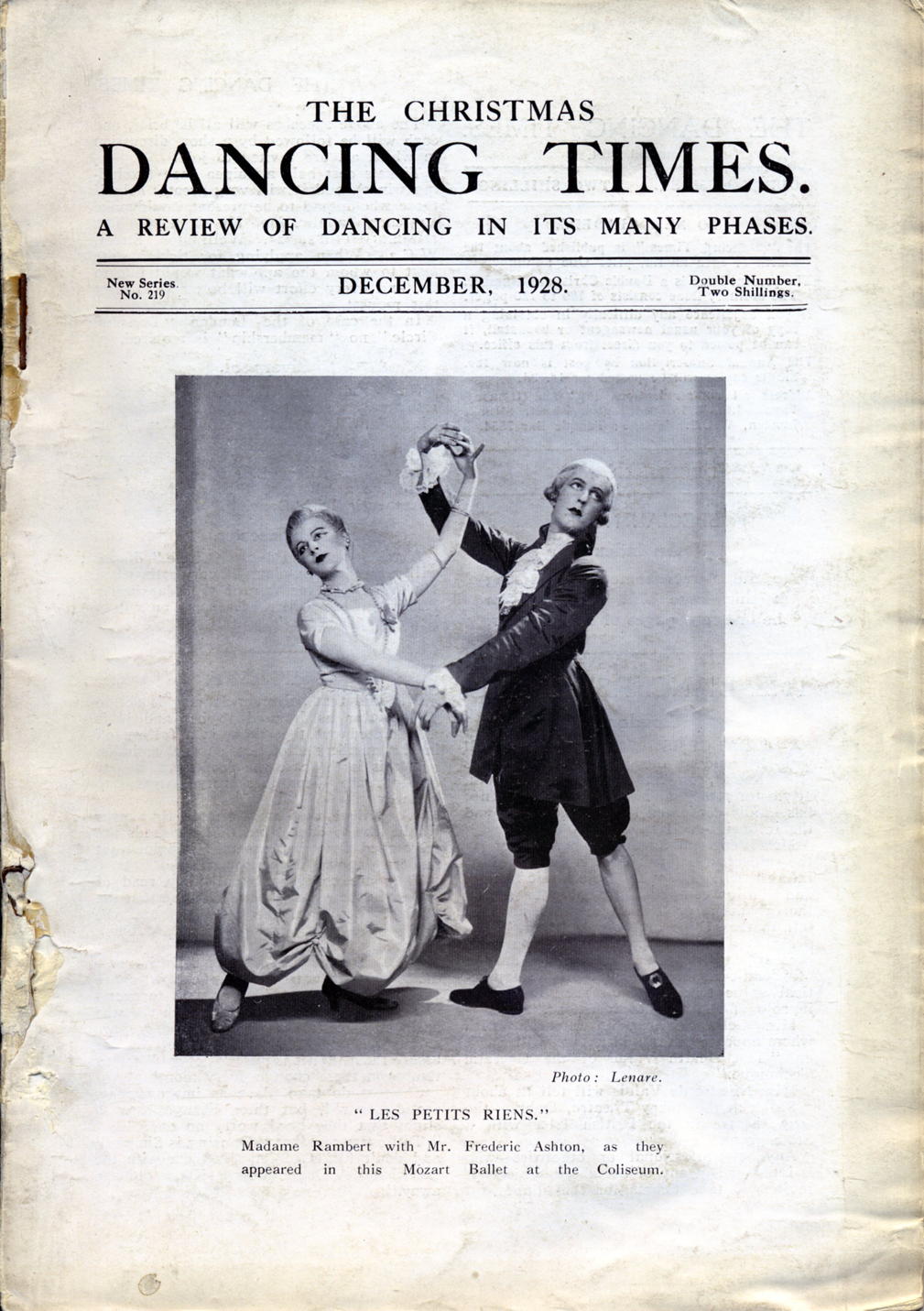 Dancing times, décembre 1928